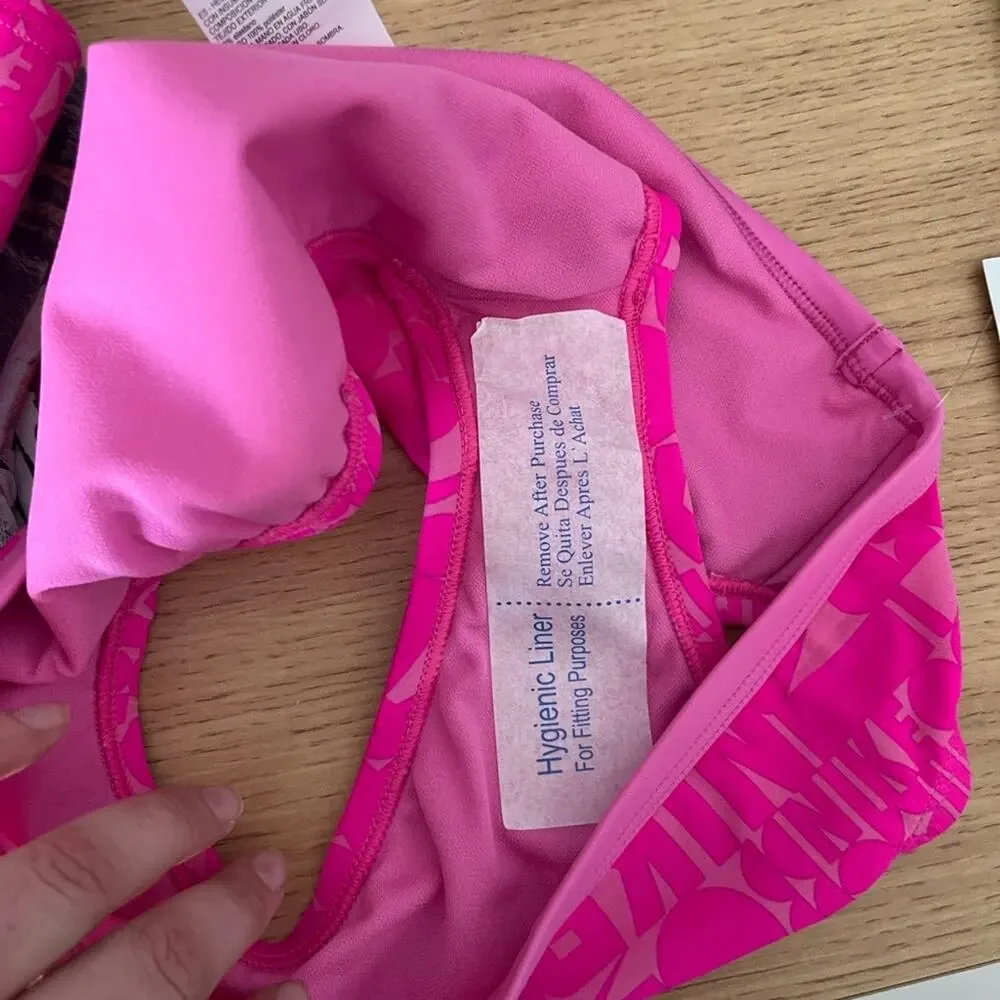 Nike Girls 2 Piece Swim Set Size Large